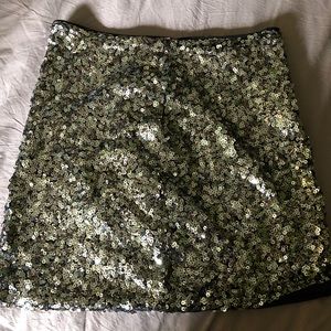 GB sequin mini skirt